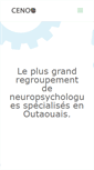 Mobile Screenshot of ceno-neuropsychologie.com